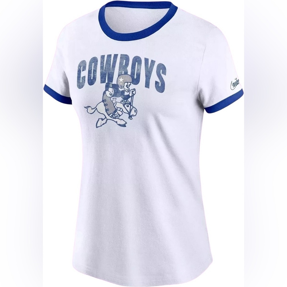 (NWT) Dallas Cowboys Women's Nike Rewind Tee